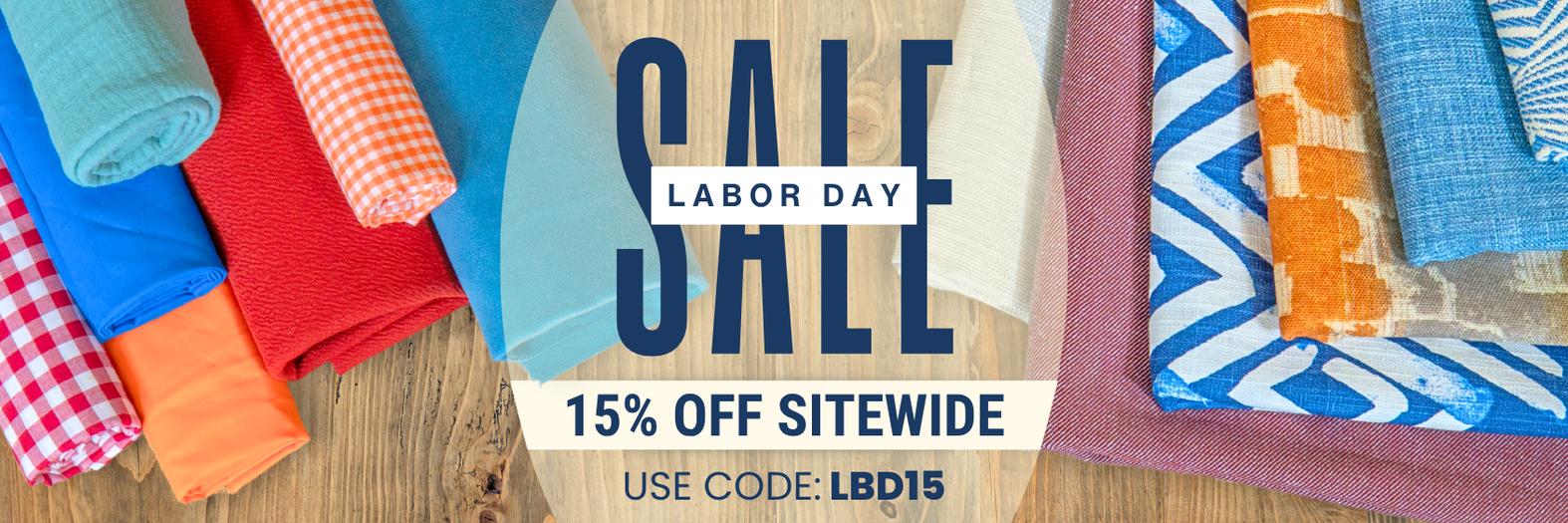 Labor Day Sale! 15% off with code LBD15