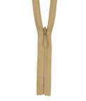 YKK 22" Tan #2 Closed End Invisible Zipper