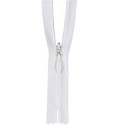YKK 22" Bright White #2 Invisible Closed End Zipper