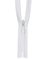 YKK 22" Bright White #2 Invisible Closed End Zipper