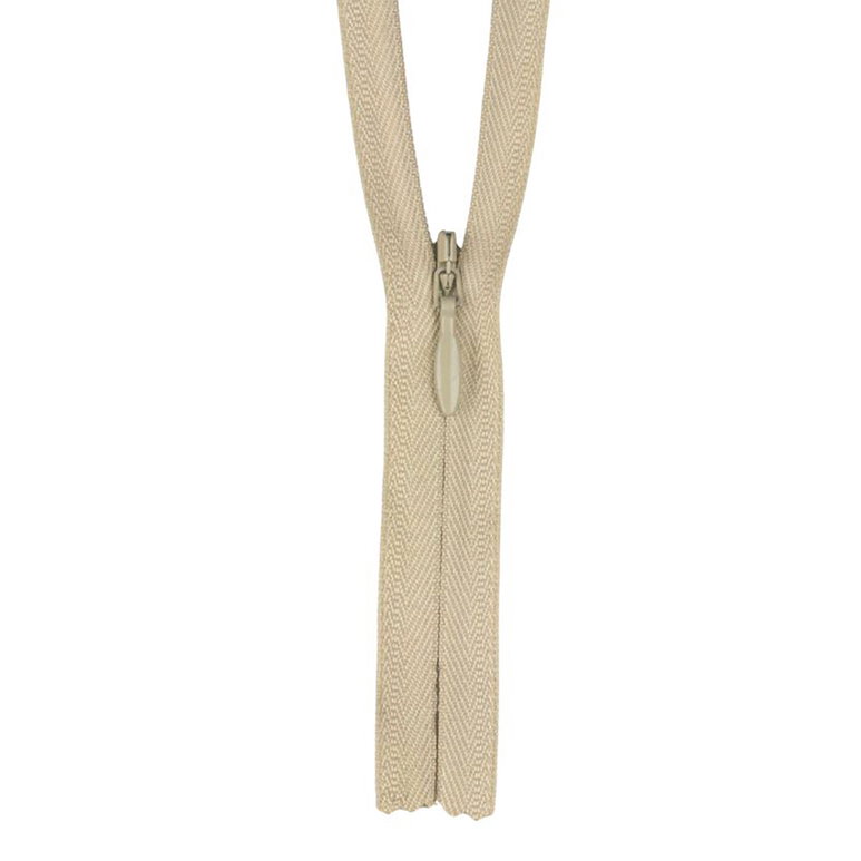 YKK 22" Natural Beige #2 Invisible Closed End Zipper