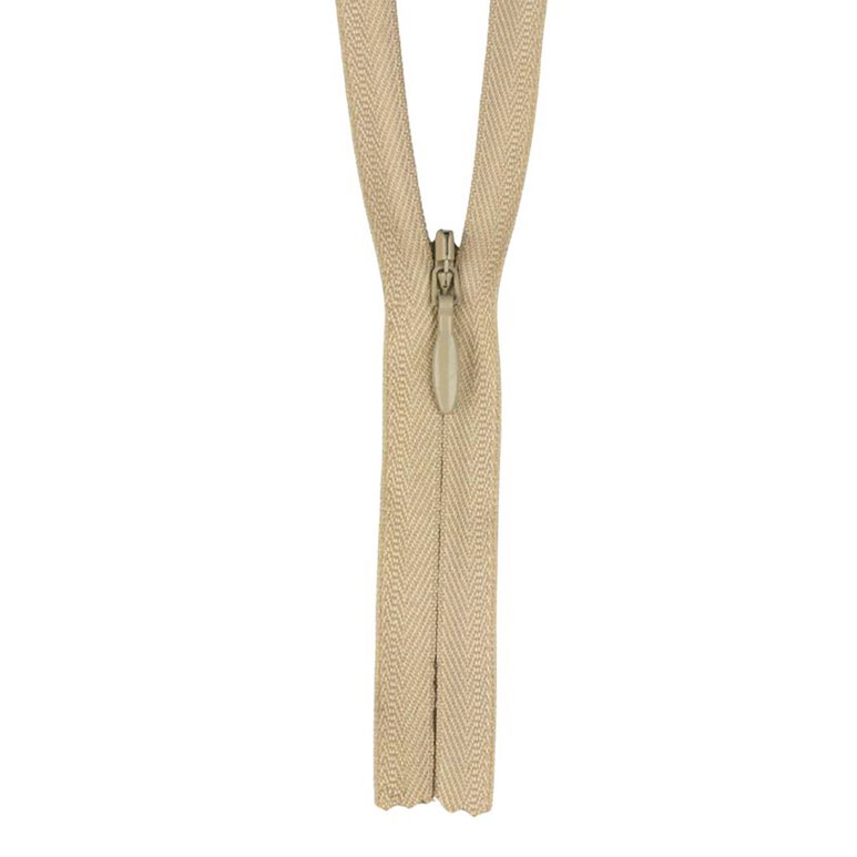 YKK 22" Light Beige #2 Closed End Invisible Zipper