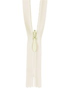 YKK 8" Winter White #2 Closed End Invisible Zipper