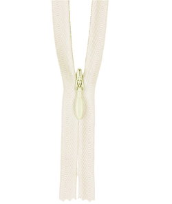 YKK 8" Winter White #2 Closed End Invisible Zipper