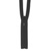 YKK 8" Black #2 Closed End Invisible Zipper