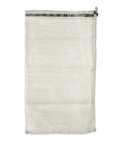 1/2 Bushel (25 lb) White Mesh Polypropylene Bag - 15" x 25"