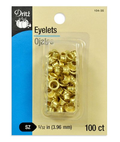 Dritz 100 Brass Eyelets