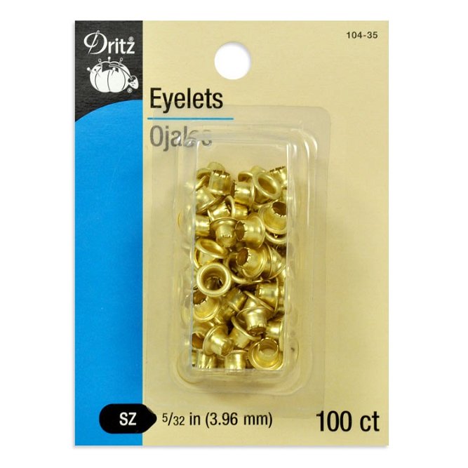 Dritz 100 Brass Eyelets