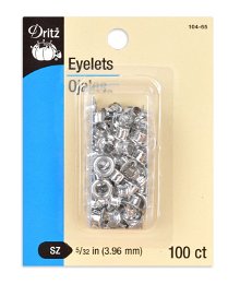 Dritz 100 Nickel Eyelets
