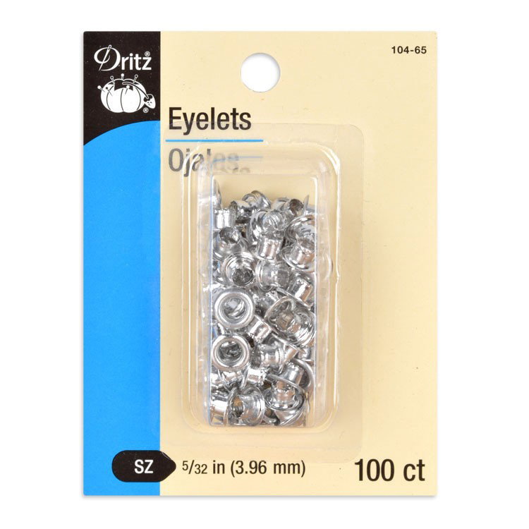 Dritz 100 Nickel Eyelets
