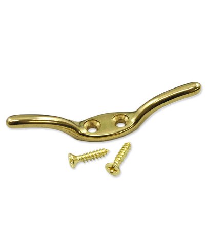 Solid Brass Cord Cleat - 2-3/4 inch