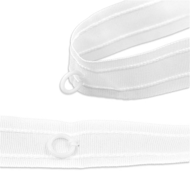 White Austrian Shade Tape - 1&quot; wide 10&quot; spacing