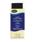 Wrights 1/2" Black Twill Tape - 3 Yards