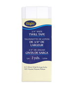 Wrights 3/4" White Twill Tape - 2 Yards