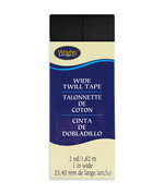 Wrights 1" Black Twill Tape - 2 Yards