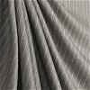 Gray Pinstripe Chambray Linen Fabric - Image 2