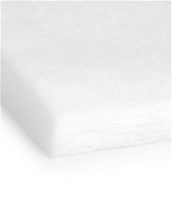 1/2" White Dacron Upholstery Deck Padding - 5 Yards