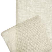 9" Off White Burlap Ribbon - 10 Yards
