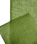 9" Green Burlap Ribbon - 10 Yards