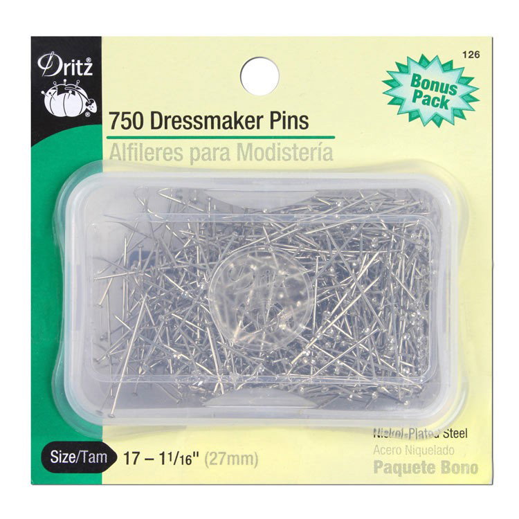 Dritz 750 Dressmaker Pins - Size 17