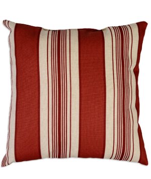 17 inch x 17 inch Club Stripe Canyon Decorative Pillow