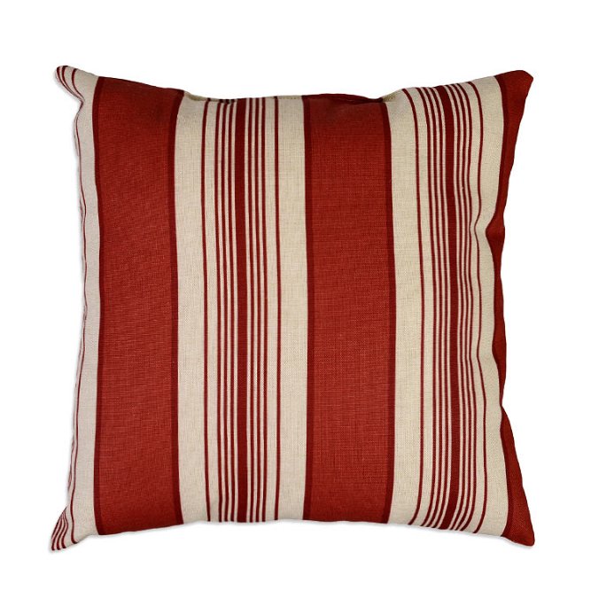 17&quot; x 17&quot; Club Stripe Canyon Decorative Pillow