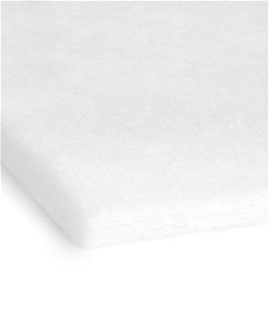 1/4英寸白色Dacron室内装饰板填充-5码