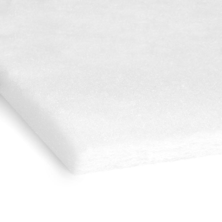 1/4" White Dacron Upholstery Deck Padding - 5 Yards