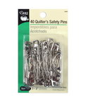 Dritz 40 Quilter's Safety Pins - Size 3