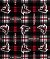 Fabric Traditions Atlanta Falcons NFL Plaid Fleece - Out of stock