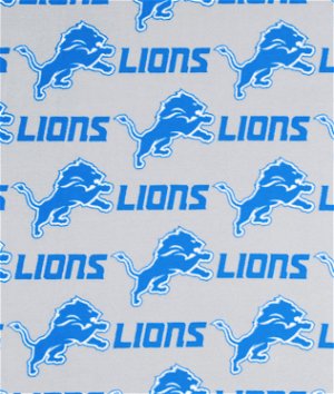 Detroit Lions NFL Fleece Fabric