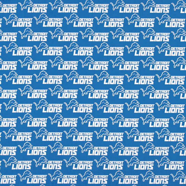 Fabric Traditions Detroit Lions NFL Cotton Fabric
