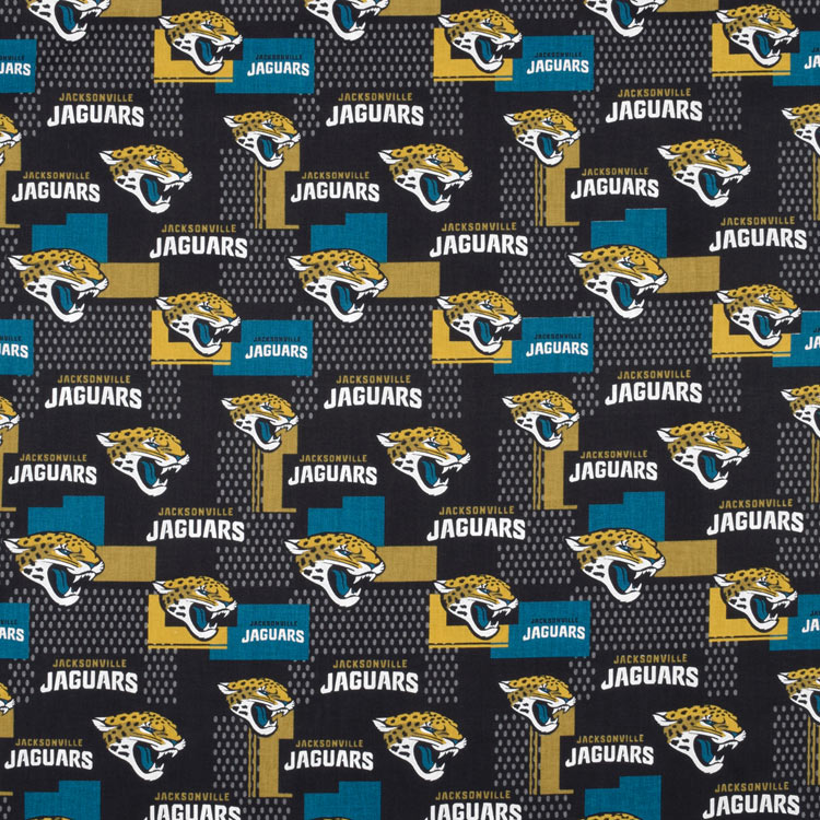 Fabric Traditions Jacksonville Jaguars NFL Cotton Fabric