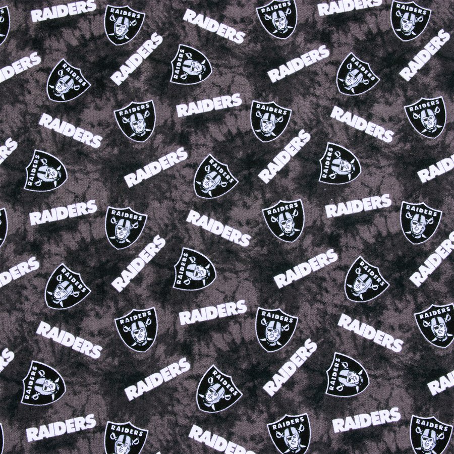 NFL Las Vegas Raiders Helmet Logo Duck Cloth Decorative Pillow Cover