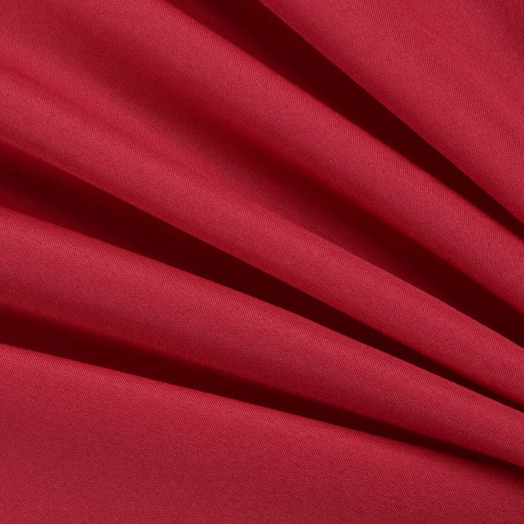 Red Pongee Fabric