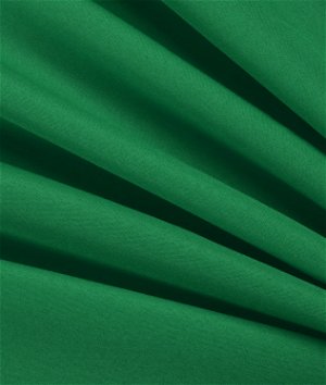 Kelly Green Pongee Fabric
