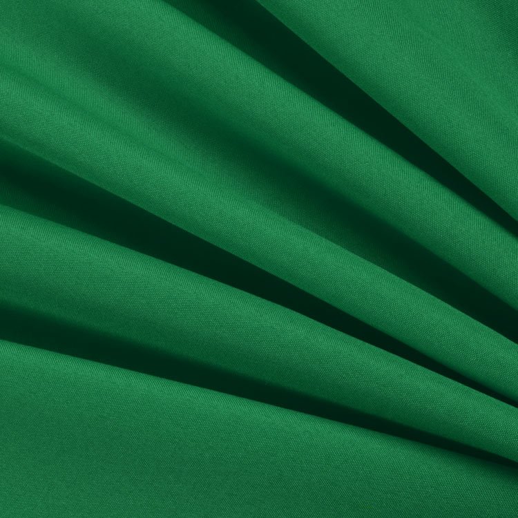 Kelly Green Pongee Fabric