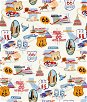Alexander Henry Route 66 Natural Fabric