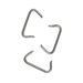 3/4" D-Style Loose Bright Wire Sharp Hog Rings