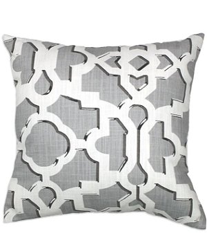 17" x 17" Chain Locked Greystone Outdoor Decorative Pillow