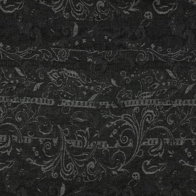 RK Classics Rutherford Jacquard Black Fabric image 1 of 3
