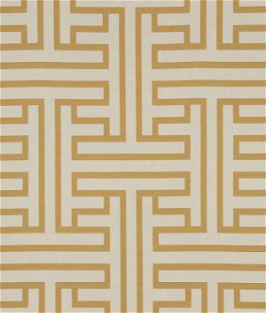 Robert Allen @ Home Ming Fret Gold Fabric