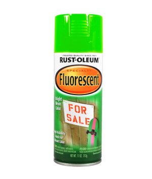 Rust-Oleum特色荧光喷雾绿色