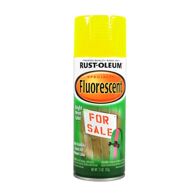 Rust-Oleum Specialty Fluorescent Spray Yellow