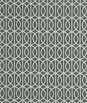 Robert Allen @ Home Gate Charcoal Fabric