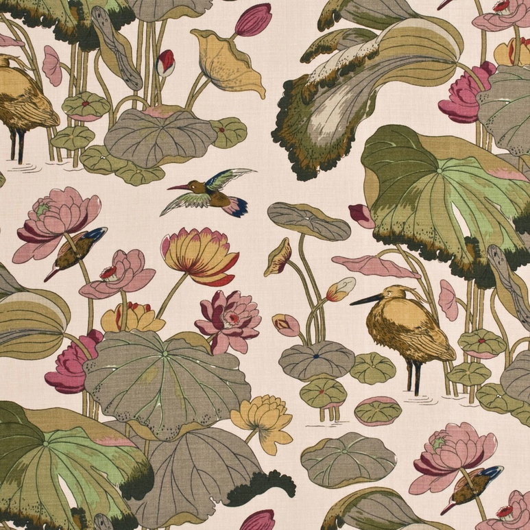 Lee Jofa Nympheus Print Cream Fabric