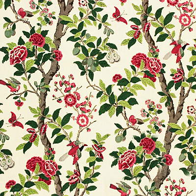Lee Jofa Eldon Hand Block Document Fabric