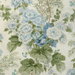 Lee Jofa Hollyhock Hand Block Blue/Leaf Fabric