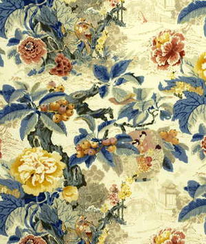 Lee Jofa Chinese Lantern Yellow Fabric