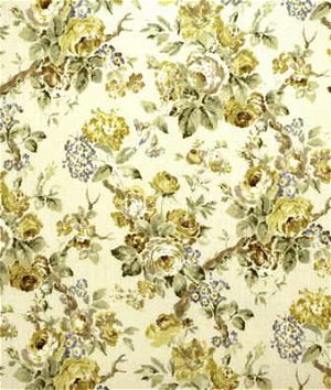 Lee Jofa Garden Roses Lime/Leaf Fabric
